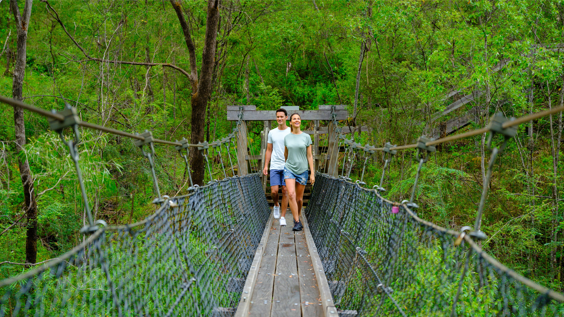 couple exploring south west forrest 